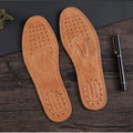 1 Pair Cowhide Insoles For Shoes Men Comfortable Deodorant Casual Leather Insole Feet Quality Genuine Leather Flats Shoe Sole